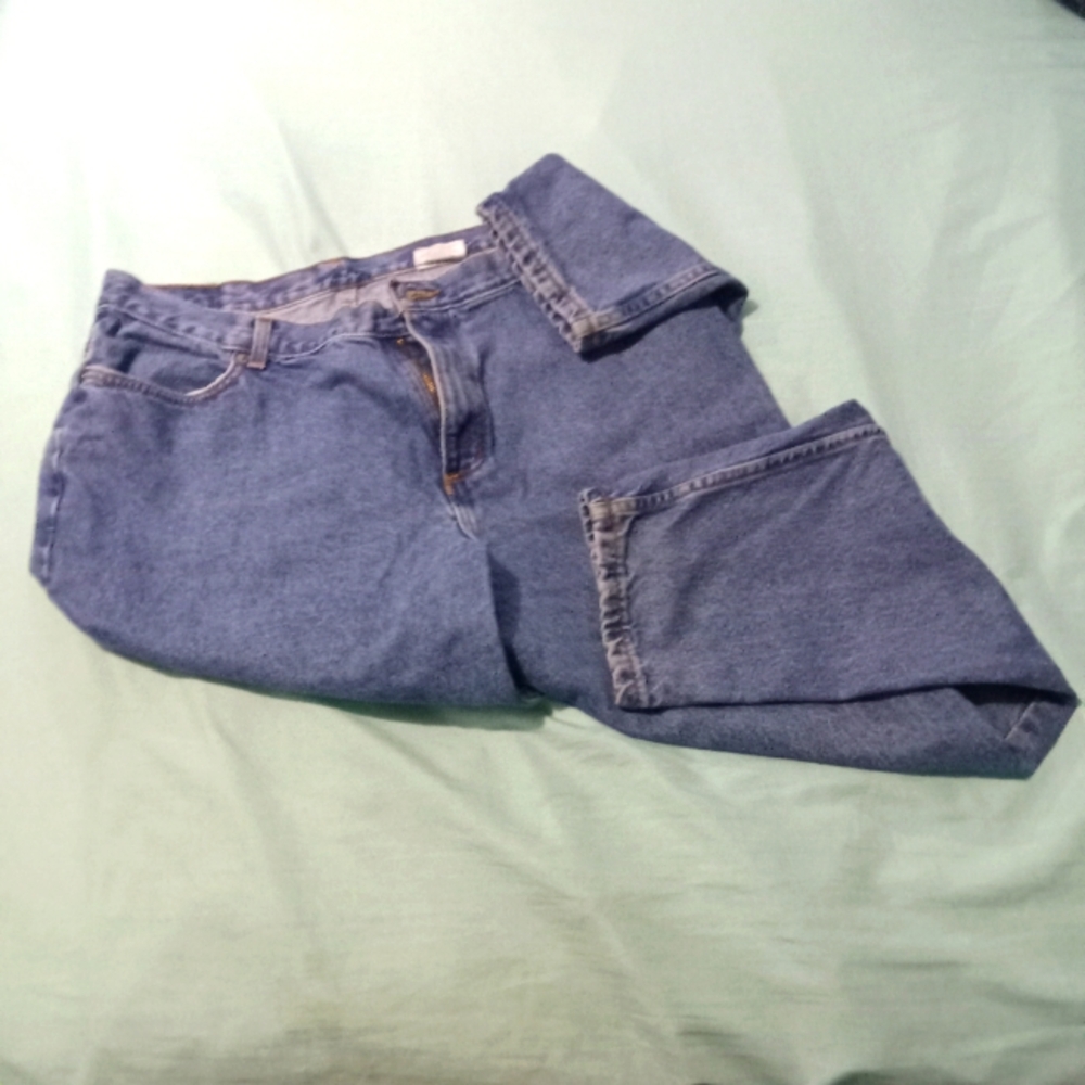 💙 NWOT Womens Faded Glory Mom Jeans Size 18P True to Size Denim Casual
